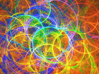 Abstract fractal background