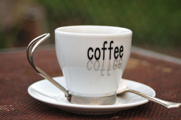 Cup of morning coffee