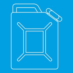 Jerrycan icon, outline style