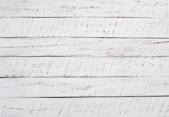 White wooden background and texture.