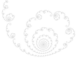 Monochrome, black and white graphics.