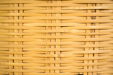 竹籠の編み目