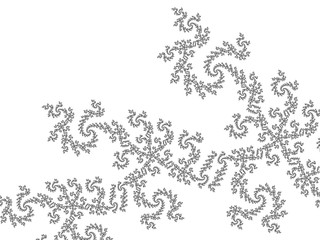 Monochrome, black and white graphics.