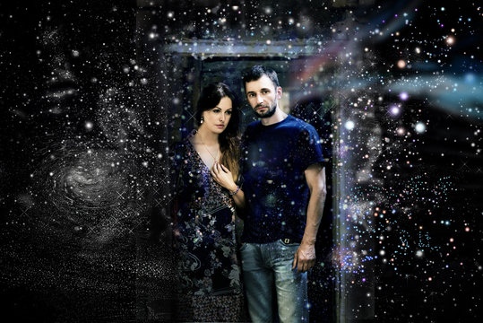 The man and the woman in astrology, space compatibility