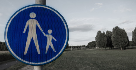 Parental supervision sign