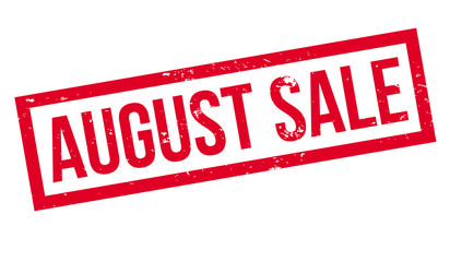 August Sale rubber stamp. Grunge design with dust scratches. Effects can be easily removed for a clean, crisp look. Color is easily changed.