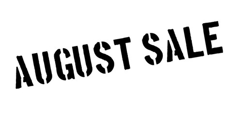 August Sale rubber stamp. Grunge design with dust scratches. Effects can be easily removed for a clean, crisp look. Color is easily changed.