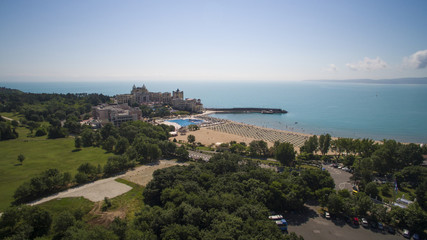 Fototapeta na wymiar Aerial view of Duni resort, Bulgaria