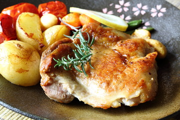 チキンソテー　Chicken saute
