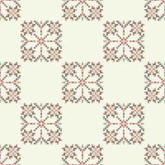 Seamless vector background with Norwegian snowflakes.Textile rapport.