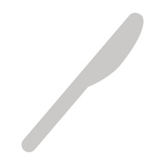 Isolated knife icon on a white bckground, vector illustration