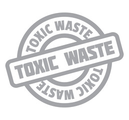 Toxic Waste rubber stamp. Grunge design with dust scratches. Effects can be easily removed for a clean, crisp look. Color is easily changed.