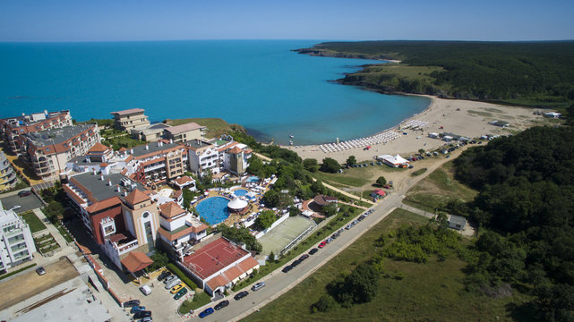 Aerial view of Sinemorets, Bulgaria