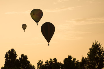 Fototapeta premium balloons on the sky
