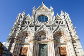 Fototapeta na wymiar The cathedral at Siena