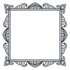 Square Frame Drawing Pattern