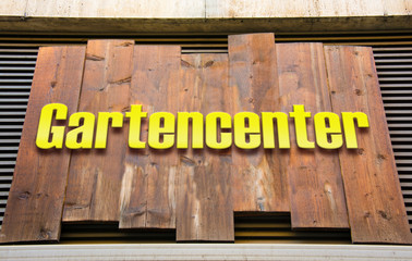 Schild 222 - Gartencenter