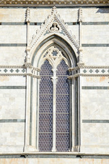 Detail of the cathedral at Siena