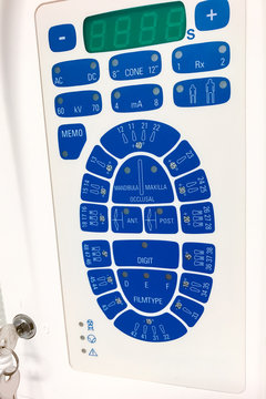 Instrument Intraoral rx x-rays Imaging control panel for dentist