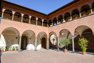 Fototapeta na wymiar Saint Caterina sanctuary at Siena