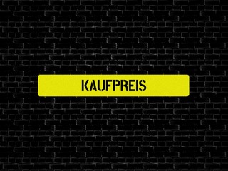KAUFPREIS - Bilder mit Wörtern aus dem Bereich Immobilienblase, Wort, Bild, Illustration