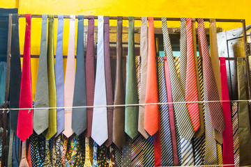 Colorful of the neckties