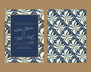 Wedding invitation and save the date cards