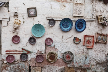 Turkish Ceramics in Souvenir Shop