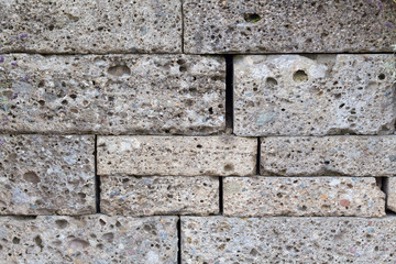 Texture of expanded block, background for advertising of building materials, concrete block