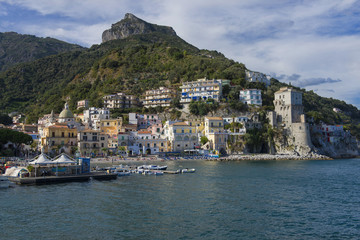 Fototapeta na wymiar Amalfi Coast; Cetara, a fishermen village near Vietri.