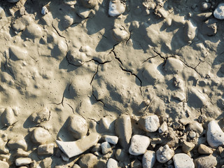 Mud with stones