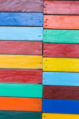 Colorful of wood background