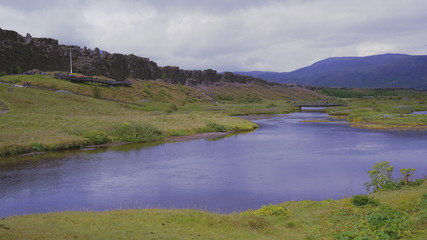 Fototapeta premium Thingvellir national park, a part of Golden Circle, Iceland