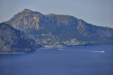 Capri from Penisola Sorrentina.