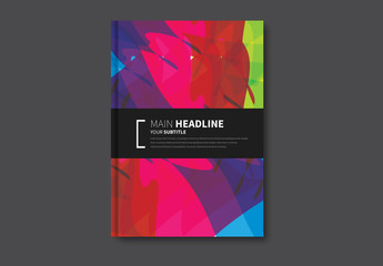 Abstract Book/Report Cover Layout 13
