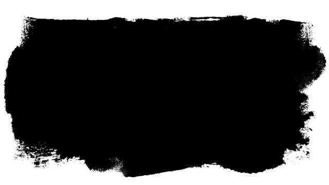 Grunge brush strokes. Abstract hand - painted element. Underline and border design. Seamless looping background. 4K