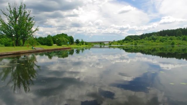 Augustow Canal Poland, Belarus. It is under the protection of UNESCO 