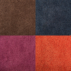 Fototapeta premium fabric texture orange, brown, blue, magenta carpeting for background