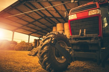 Hooiopslag en de tractor