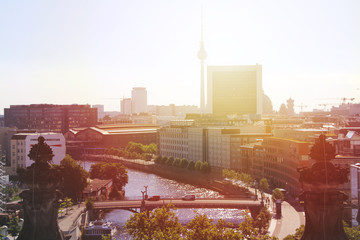 Berlin Fernsehturm aussicht city