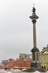 Sigismund column in Warsaw, Poland.