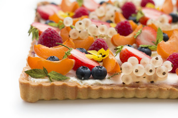Beautiful fruit tart