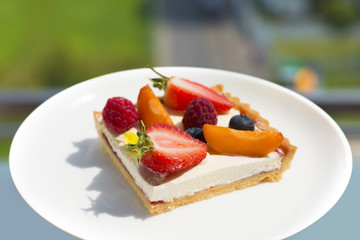 Beautiful fruit tart