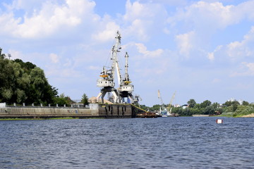 Obraz premium River port