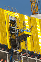 construction site skyscraper