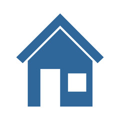 house icon over white background vector illustration