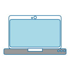 computer icon over white background vector illustration
