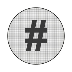 Gitter-Icon Raute Symbol