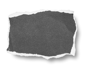 Obraz premium close up of a vintage note paper on white background
