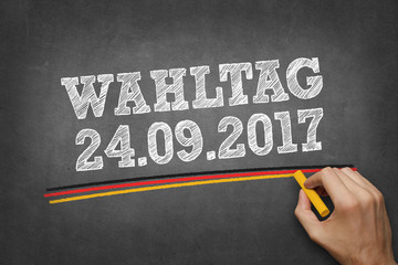 Wahltag -  Termin Bundestagswahl 2017